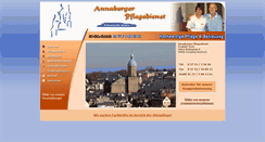 Desktop Screenshot of annaberger-pflegedienst.de